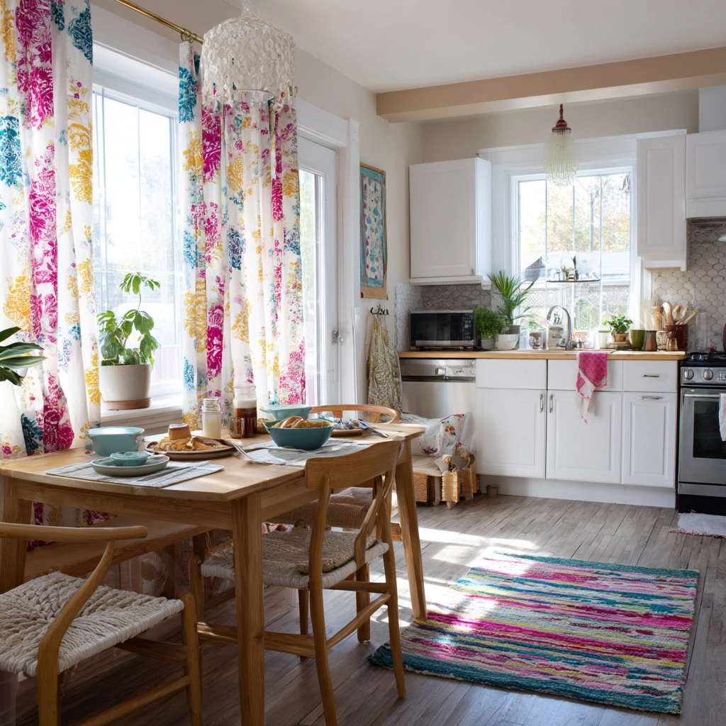 boho kitchen curtains 33