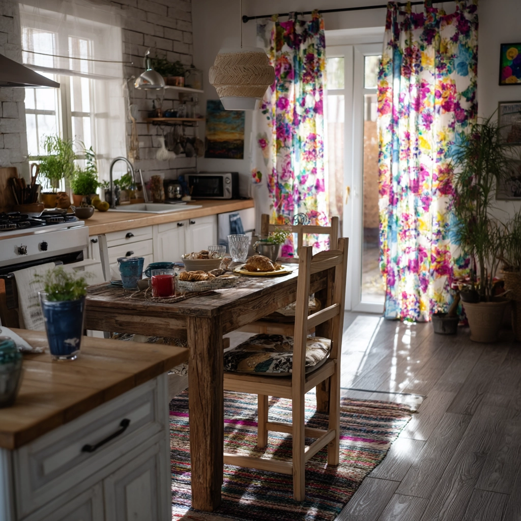 boho kitchen curtains 34