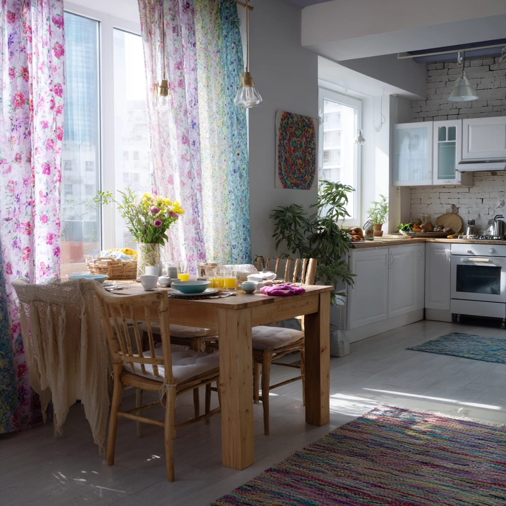 boho kitchen curtains 35