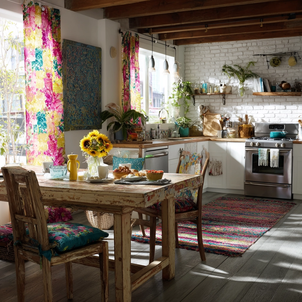 boho kitchen curtains 36