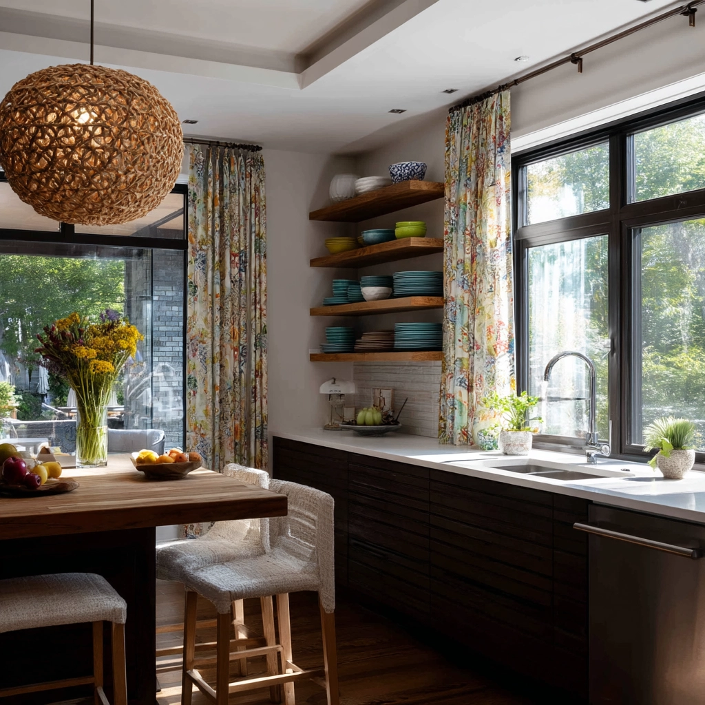 boho kitchen curtains 38