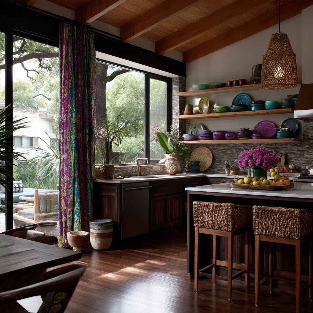 boho kitchen curtains 39