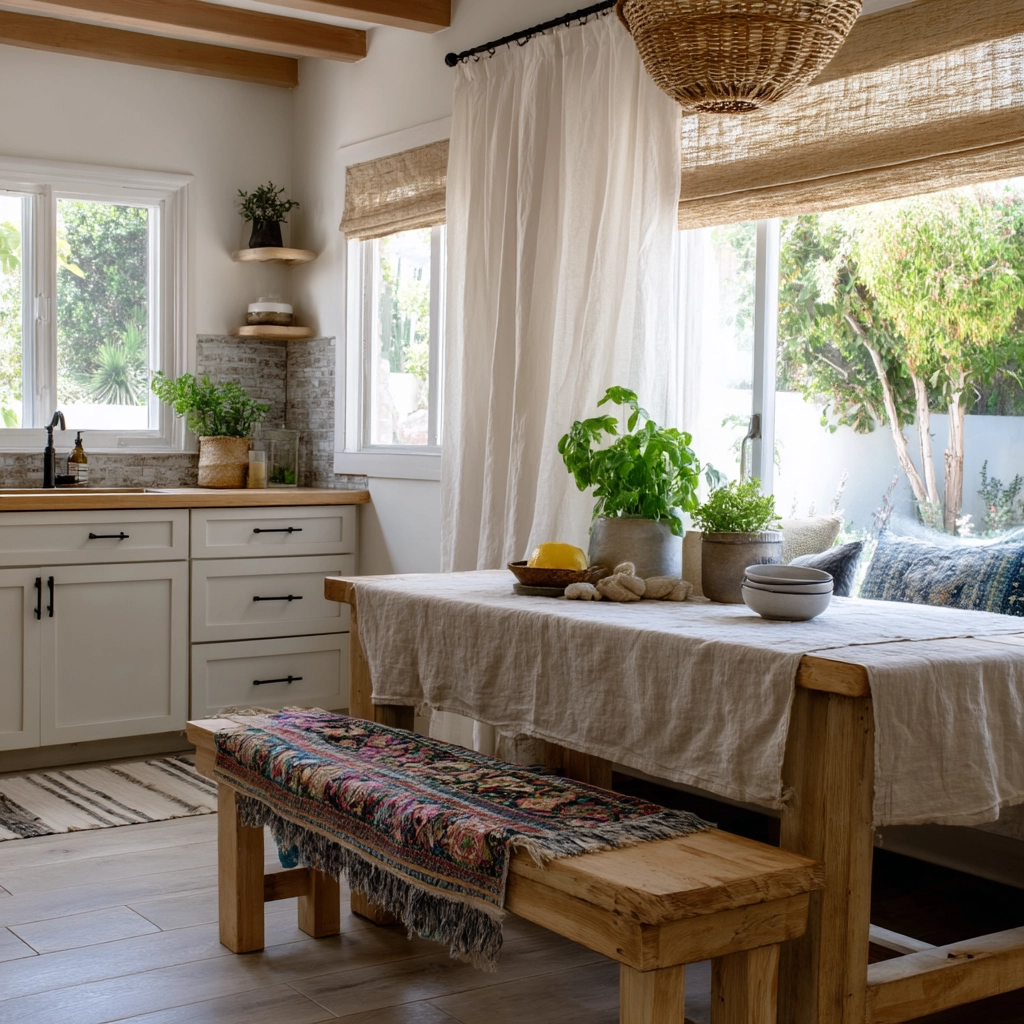 boho kitchen curtains 45