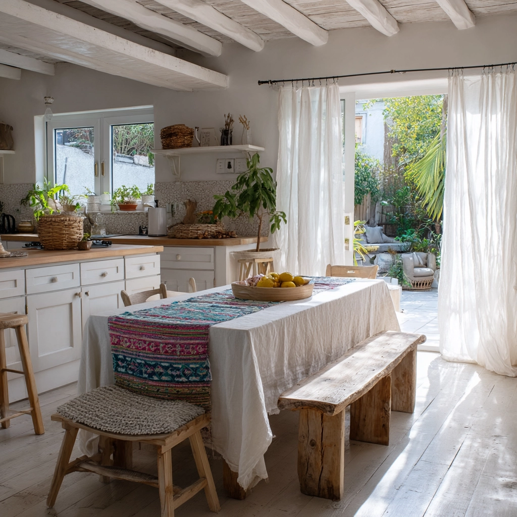 boho kitchen curtains 47
