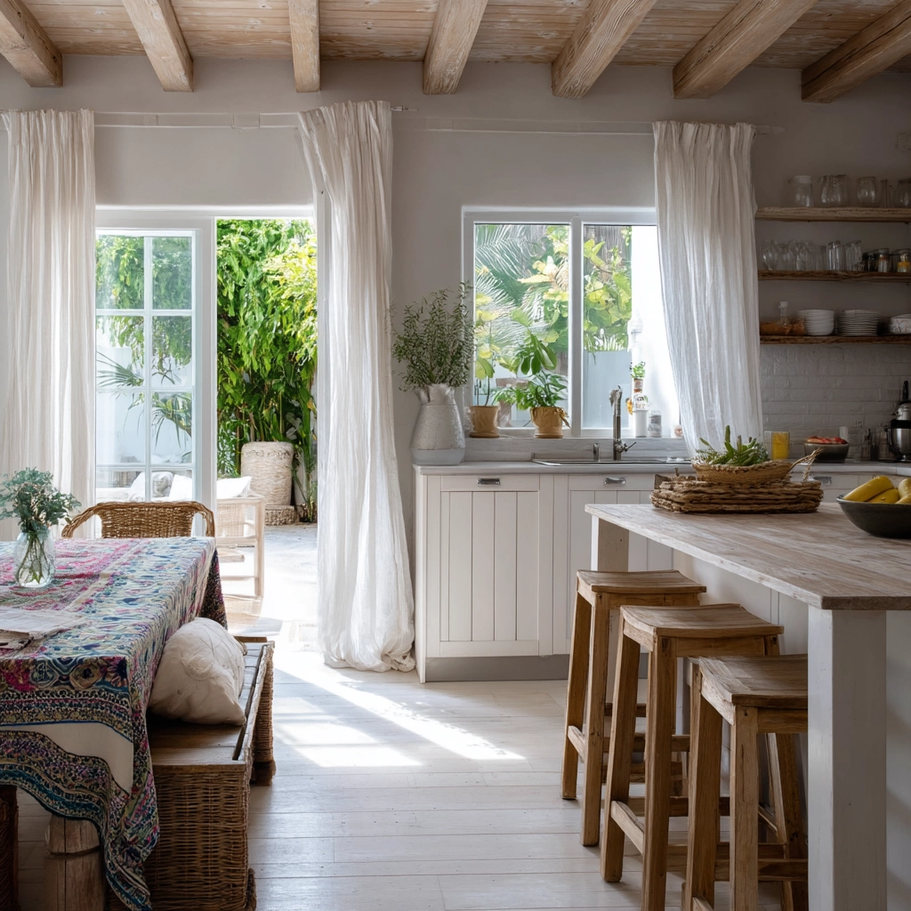 boho kitchen curtains 48