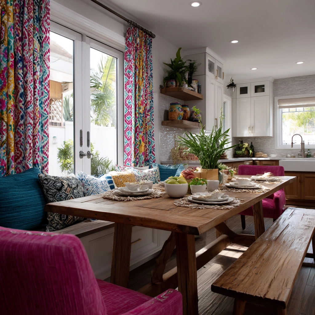 boho kitchen curtains 49
