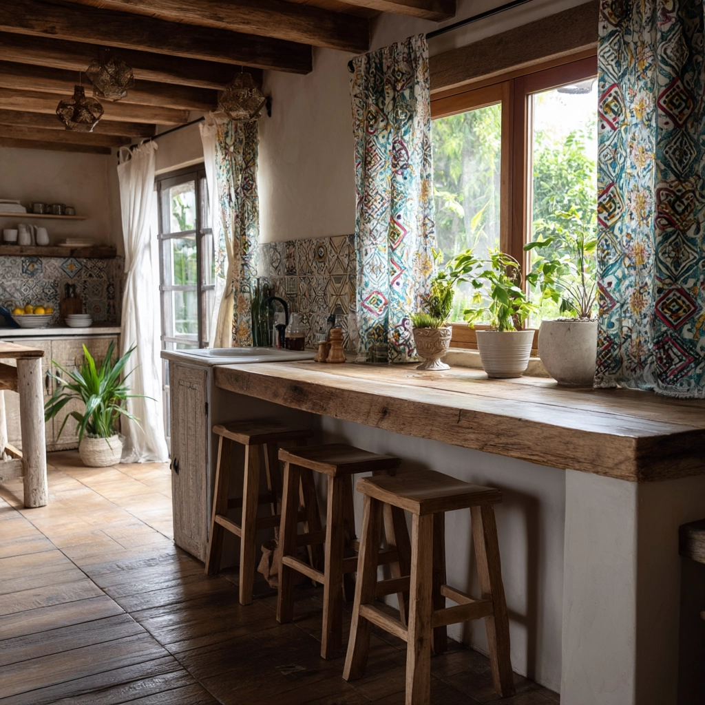 boho kitchen curtains 5