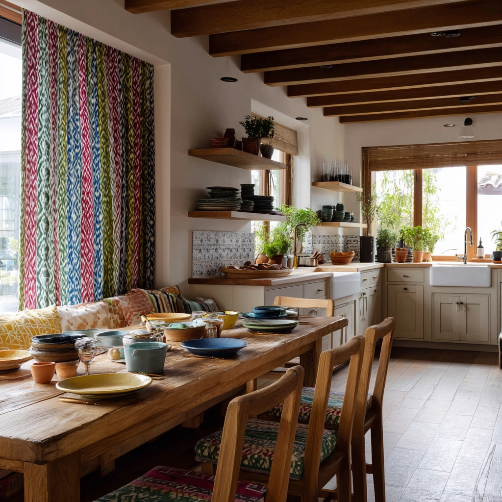 boho kitchen curtains 50