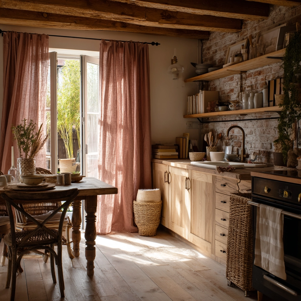 boho kitchen curtains 53