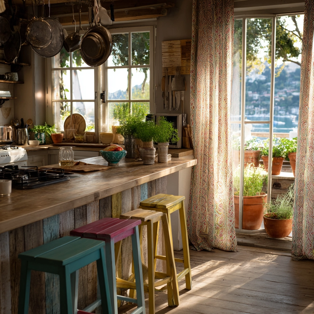 boho kitchen curtains 57