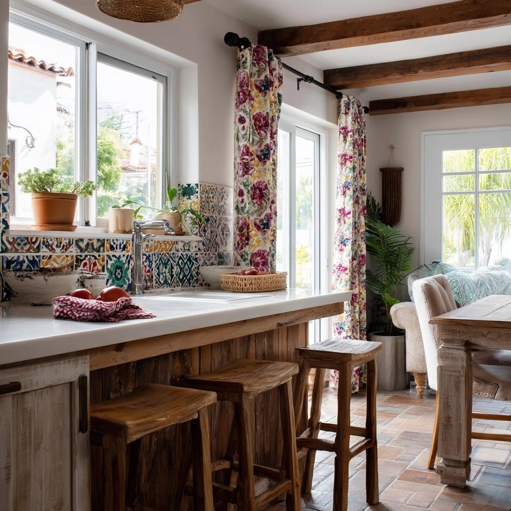 boho kitchen curtains 7