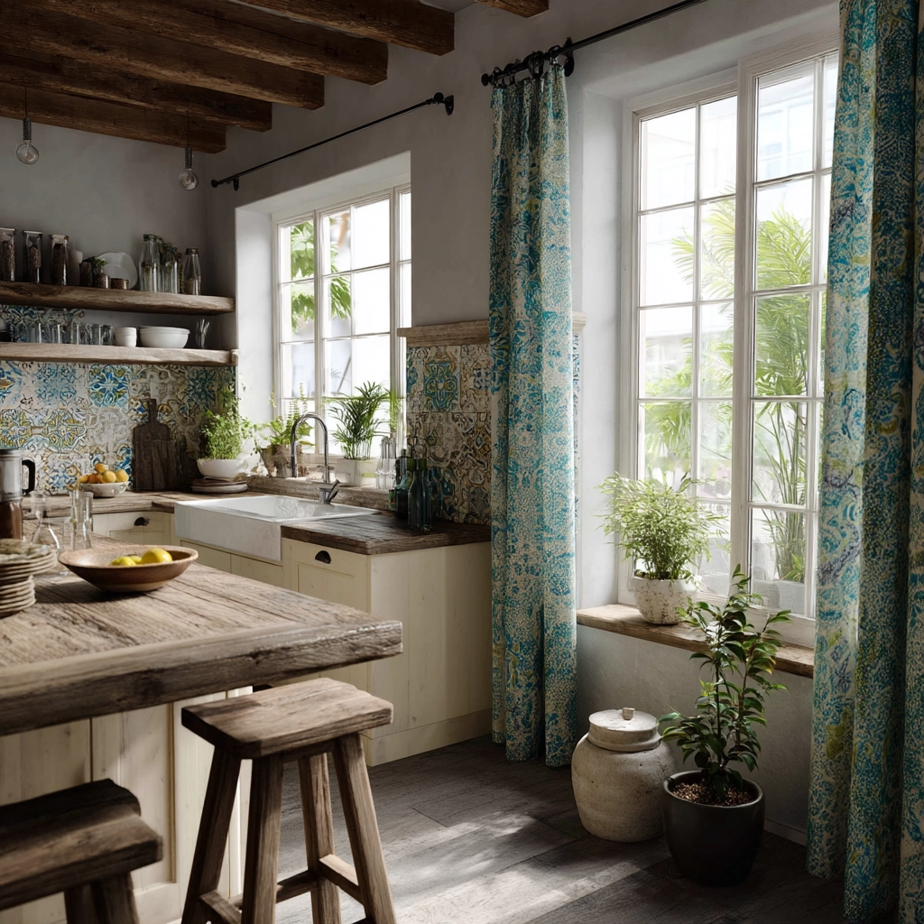 boho kitchen curtains 8