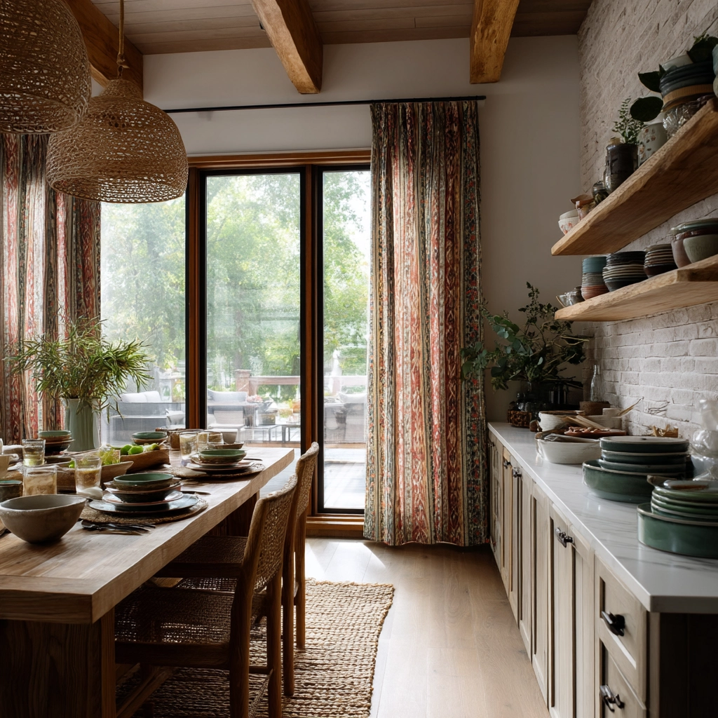 boho kitchen curtains 9