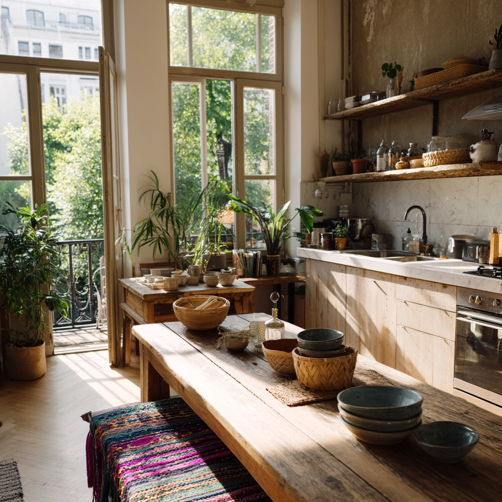 boho kitchen ideas 38