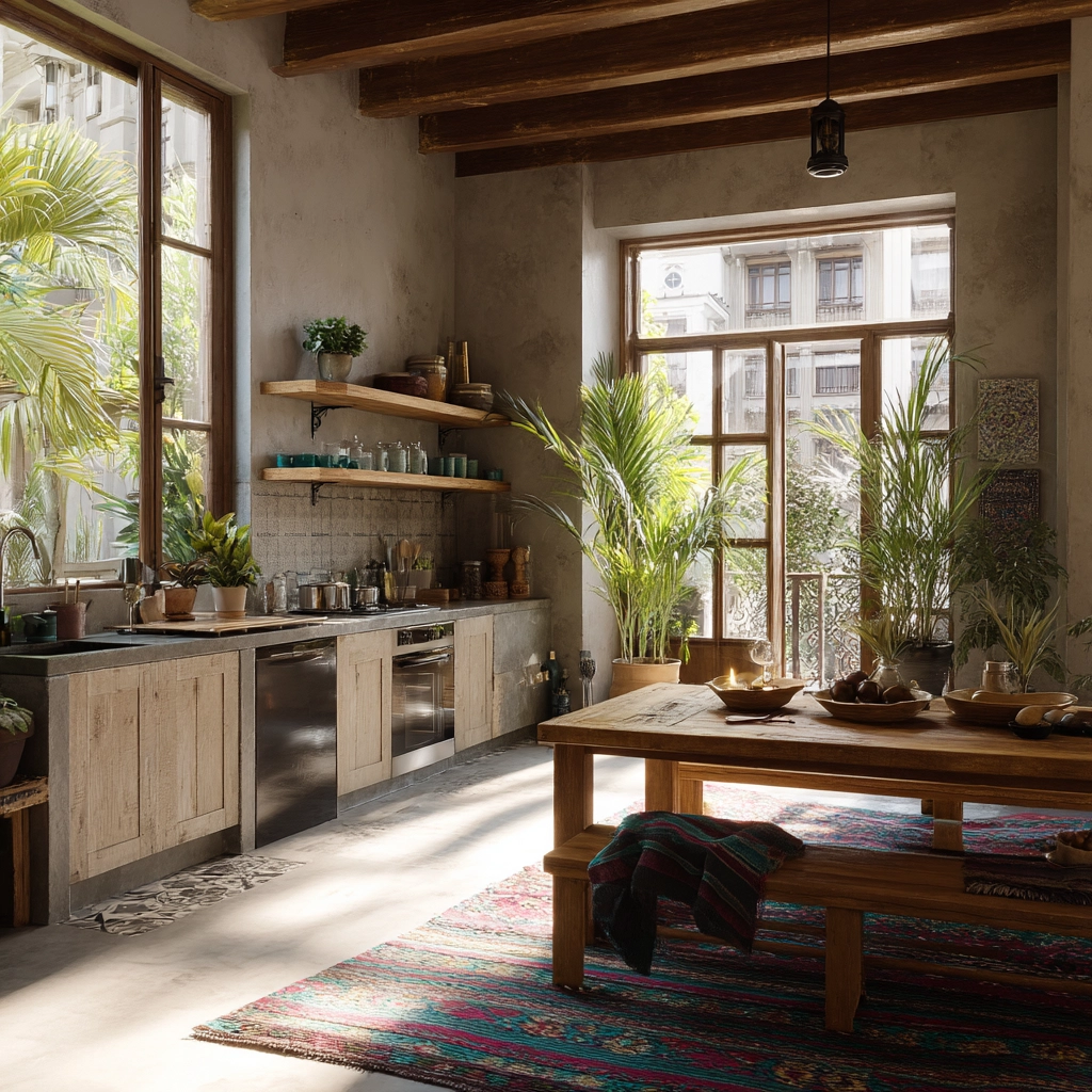 boho kitchen ideas 39