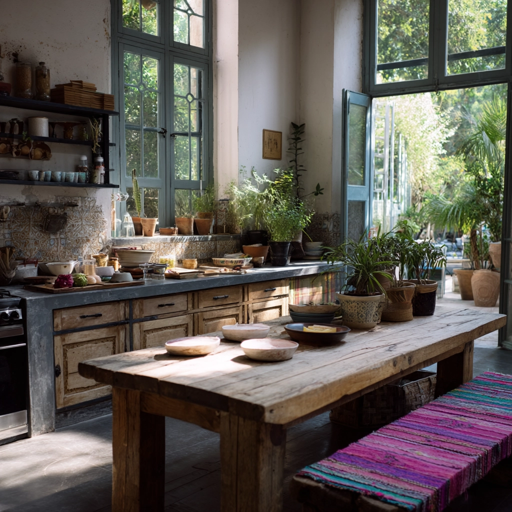 boho kitchen ideas 40
