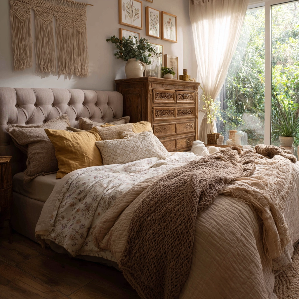 boho vintage bedroom 3