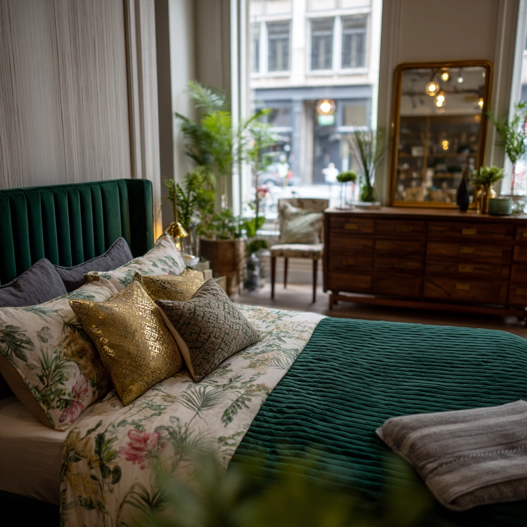 boho vintage bedroom 37