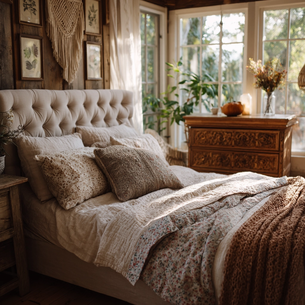 boho vintage bedroom 4