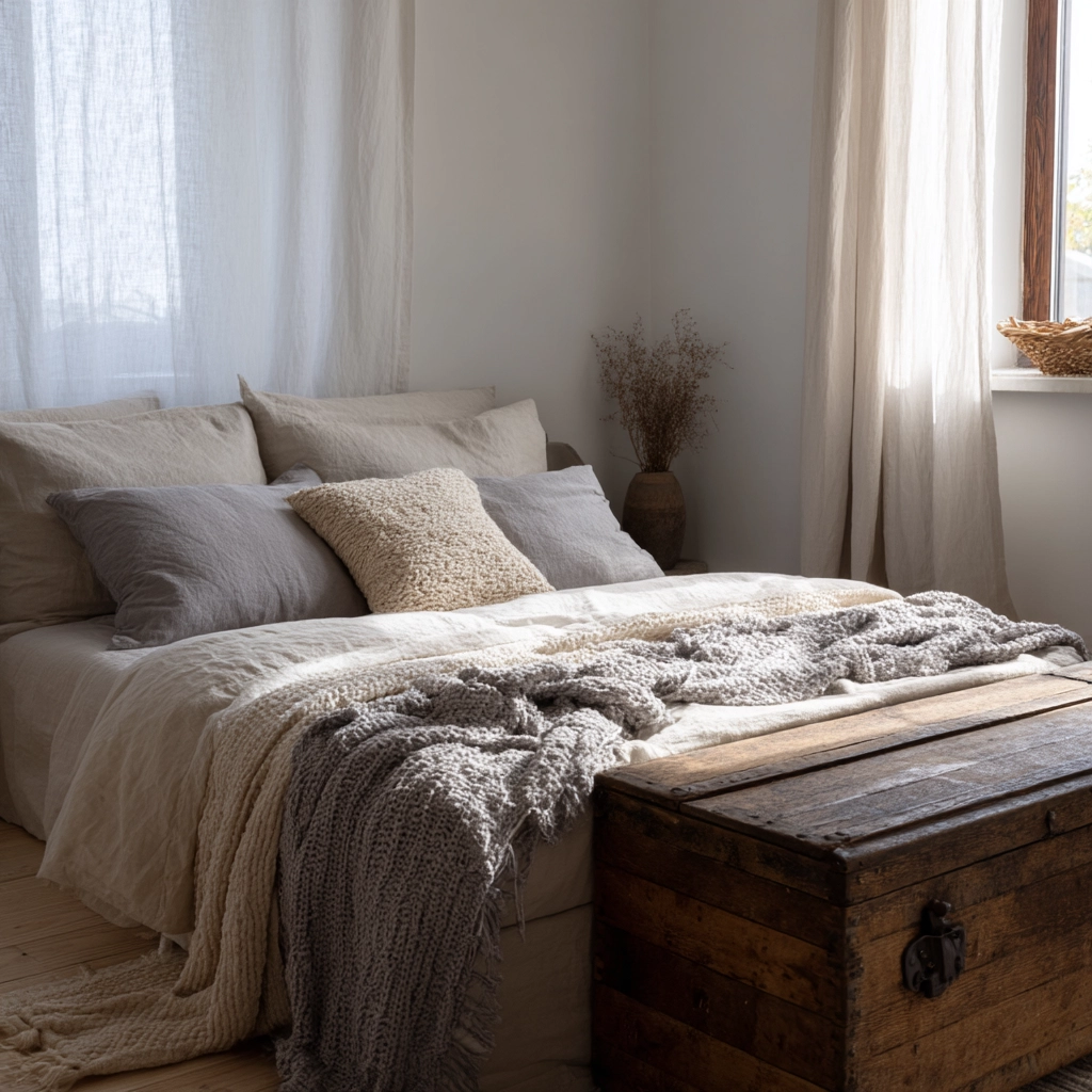 boho vintage bedroom 52