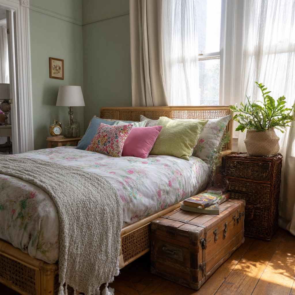 boho vintage bedroom 6