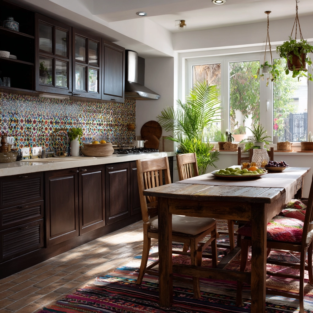 brown kitchen cabinets 13