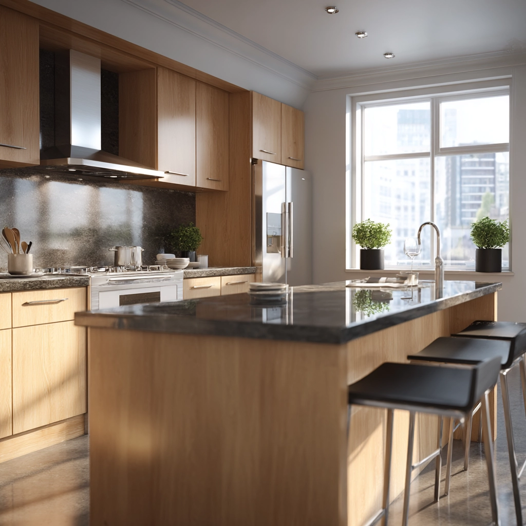 brown kitchen cabinets 17