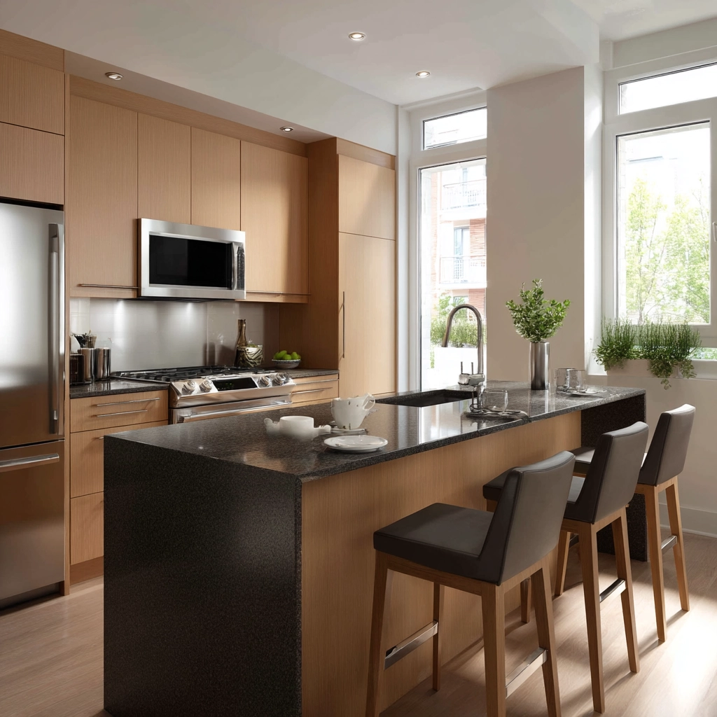 brown kitchen cabinets 18