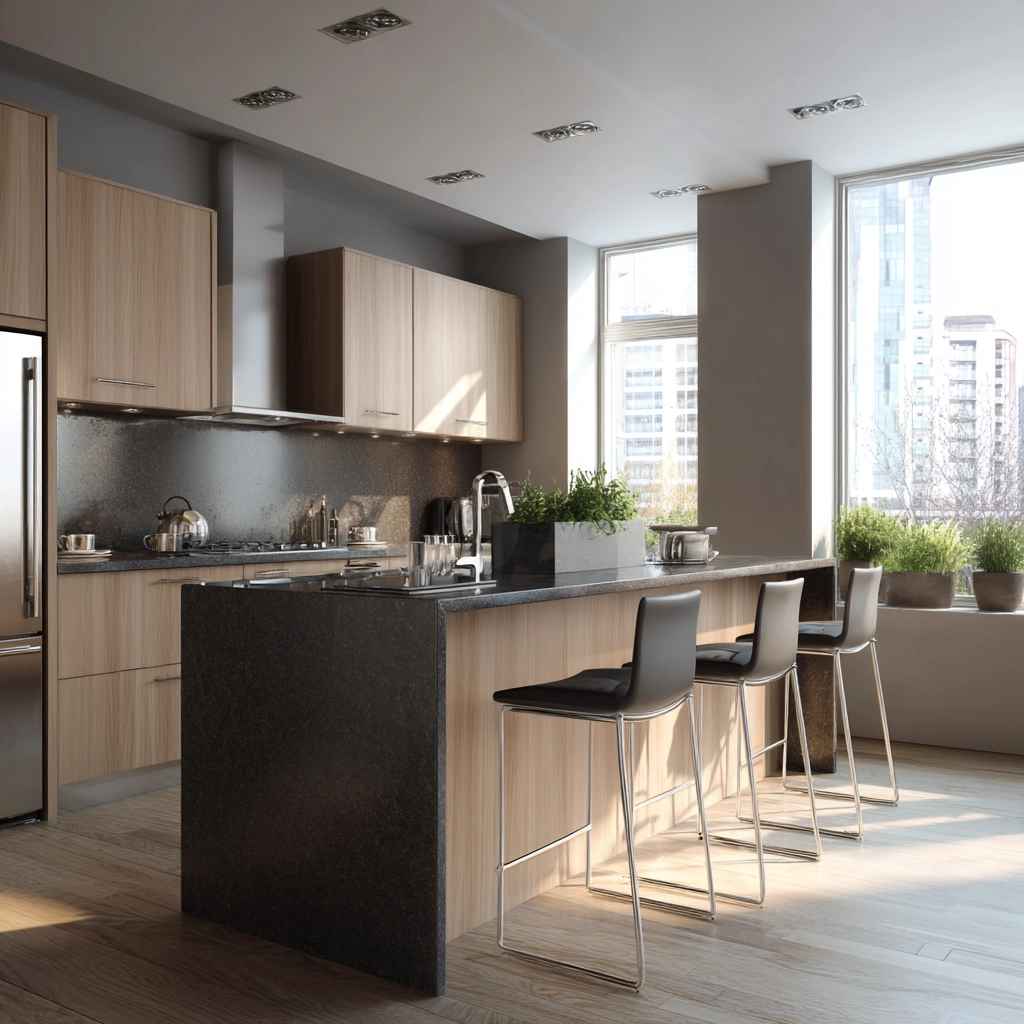 brown kitchen cabinets 19