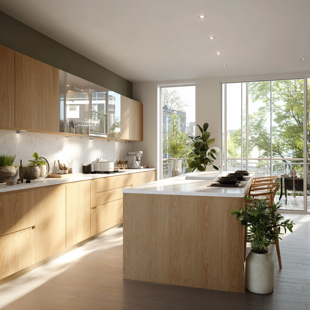 brown kitchen cabinets 26