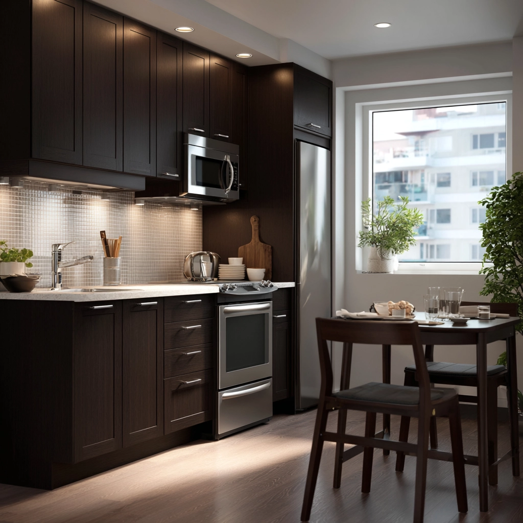 brown kitchen cabinets 29