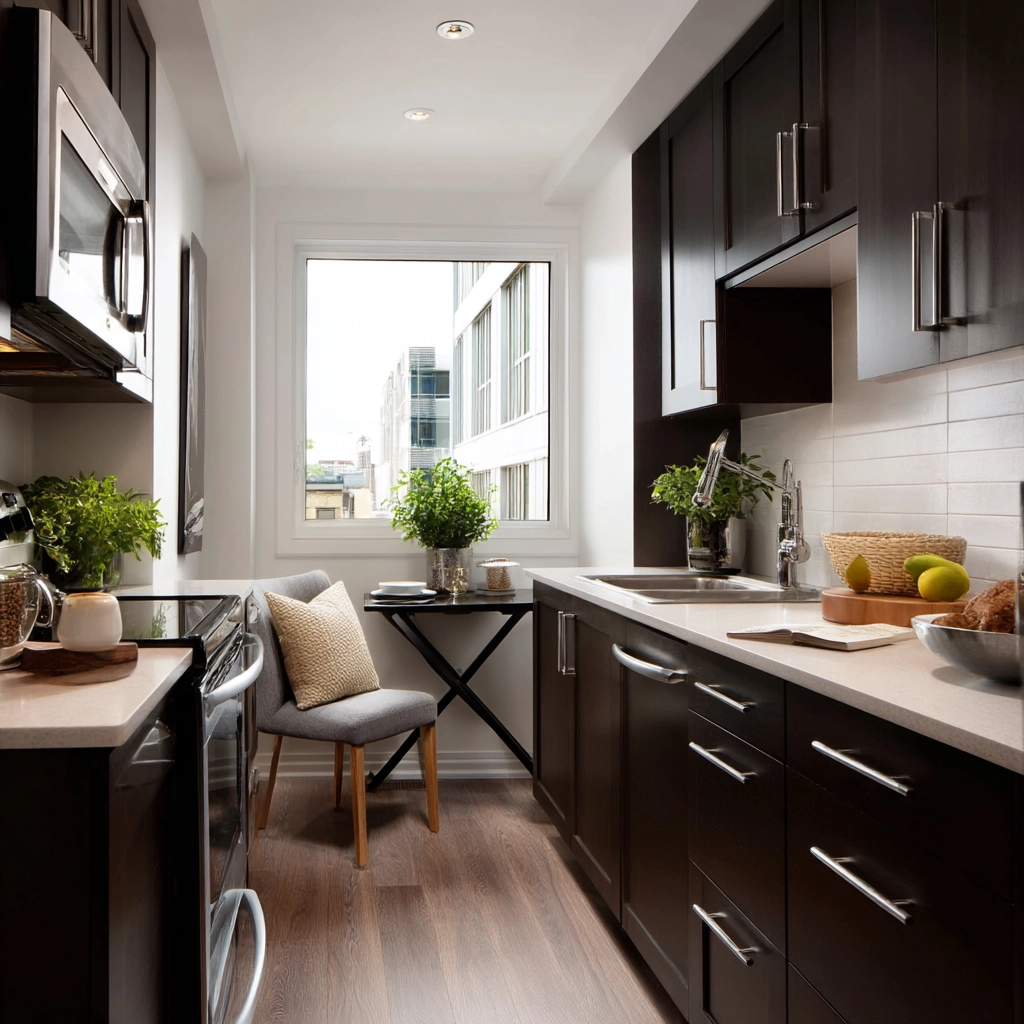 brown kitchen cabinets 31