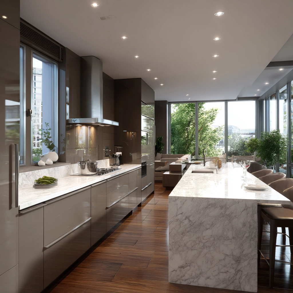 brown kitchen cabinets 40