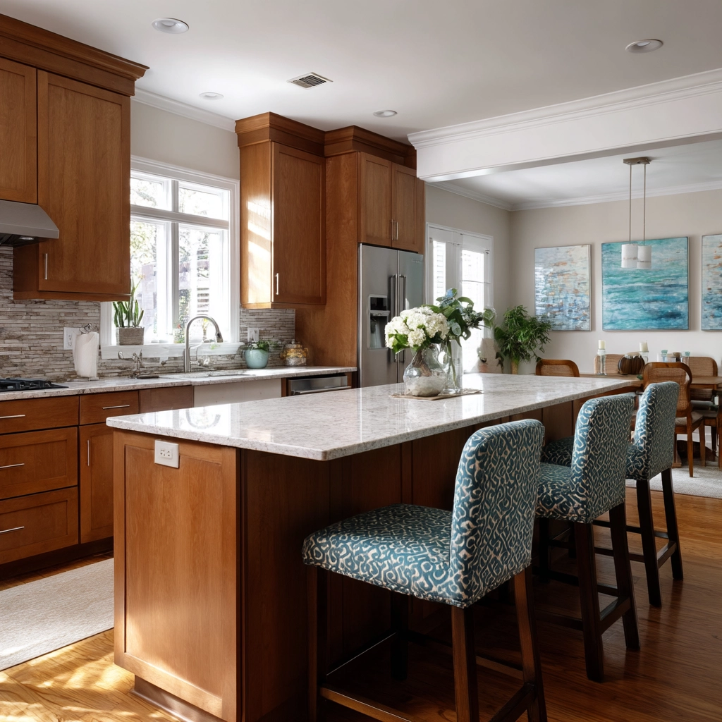 brown kitchen cabinets 44
