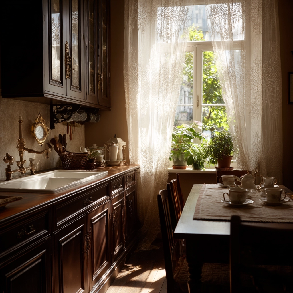 brown kitchen cabinets 53