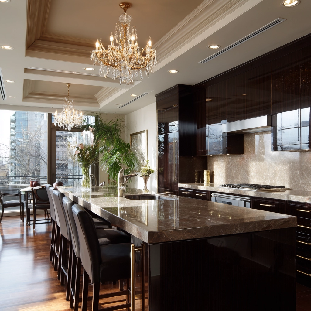 brown kitchen cabinets 57