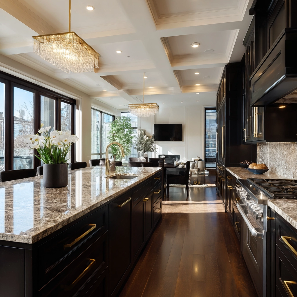 brown kitchen cabinets 58