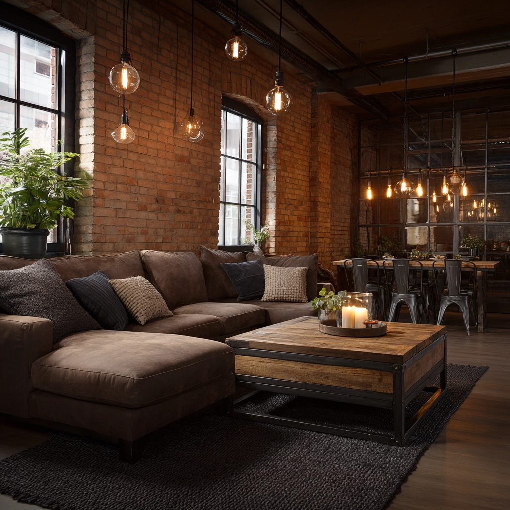 brown living room decorating ideas 14