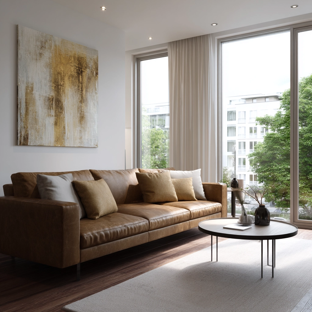 brown living room decorating ideas 26