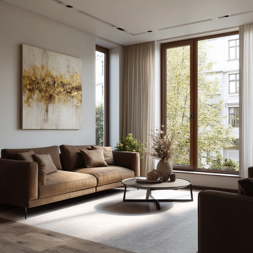 brown living room decorating ideas 27