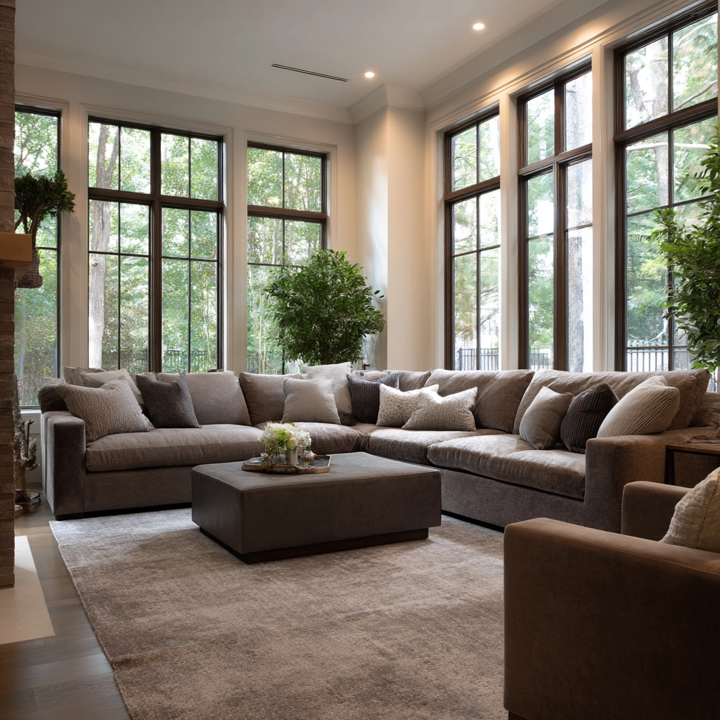 brown living room decorating ideas 31