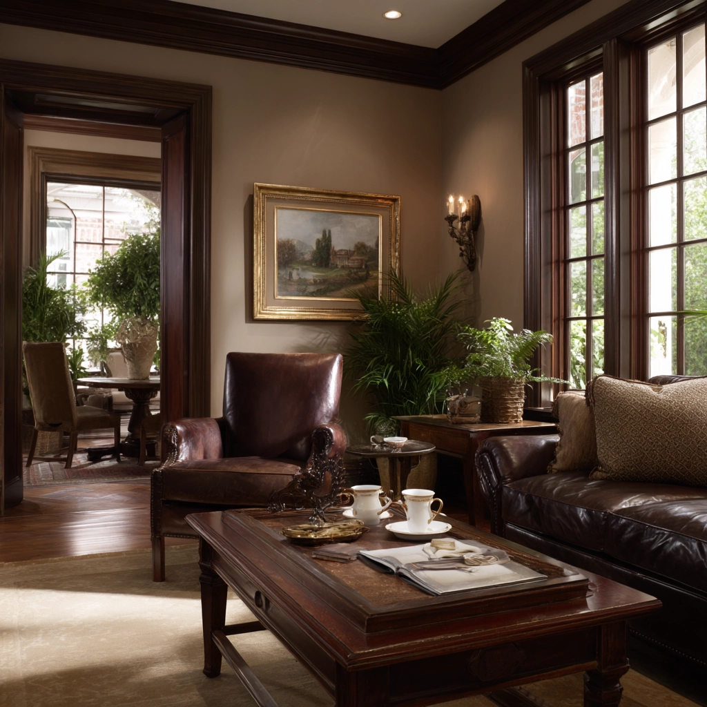 brown living room decorating ideas 34
