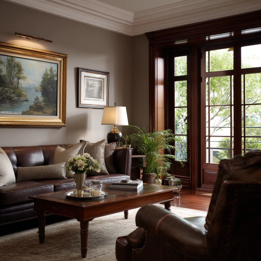 brown living room decorating ideas 36