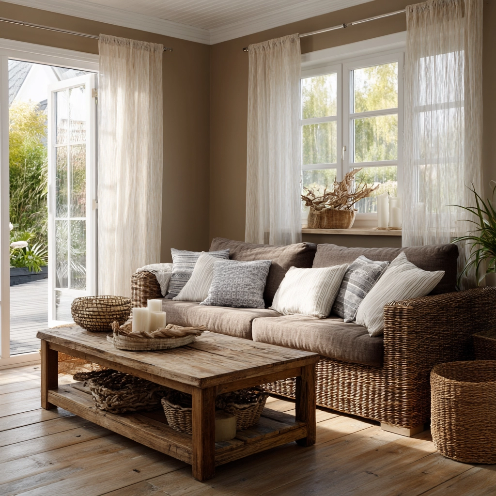 brown living room decorating ideas 43