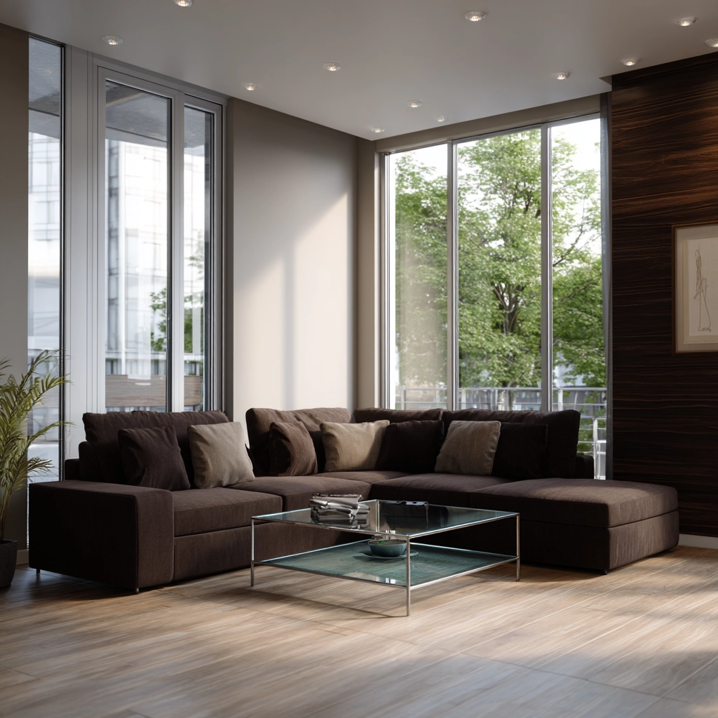 brown living room decorating ideas 52