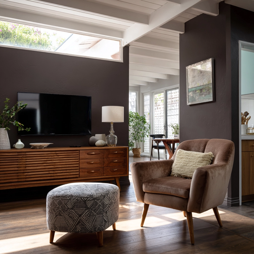 brown living room decorating ideas 7