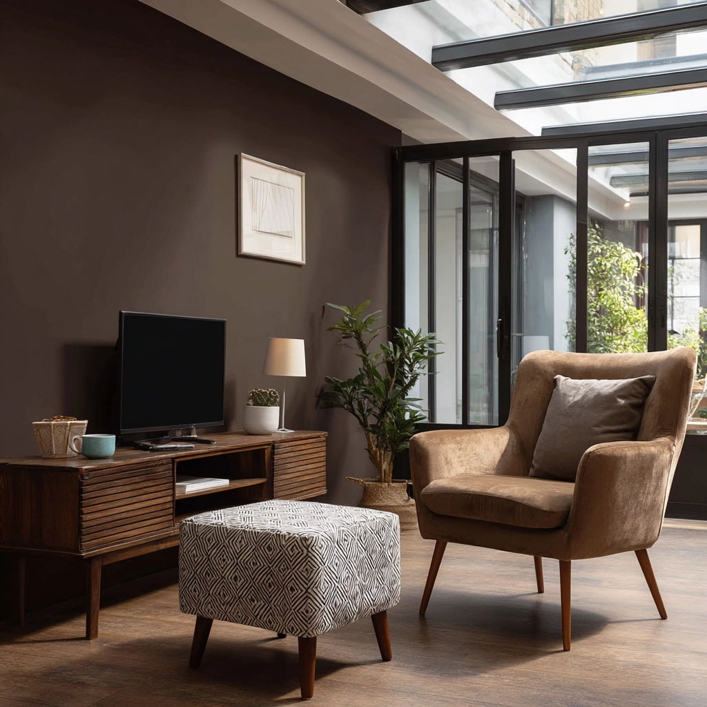 brown living room decorating ideas 8