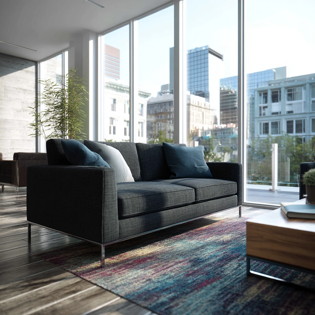 charcoal couch living room 36