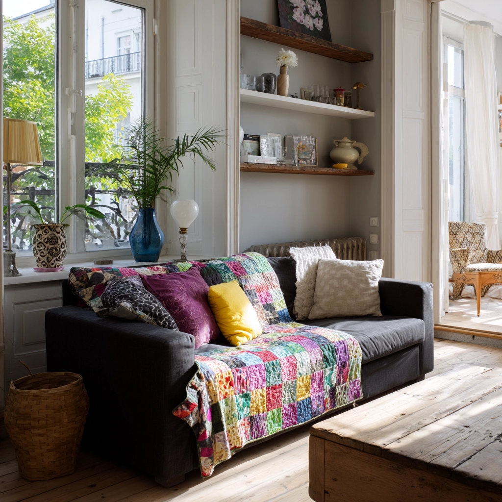charcoal couch living room 49