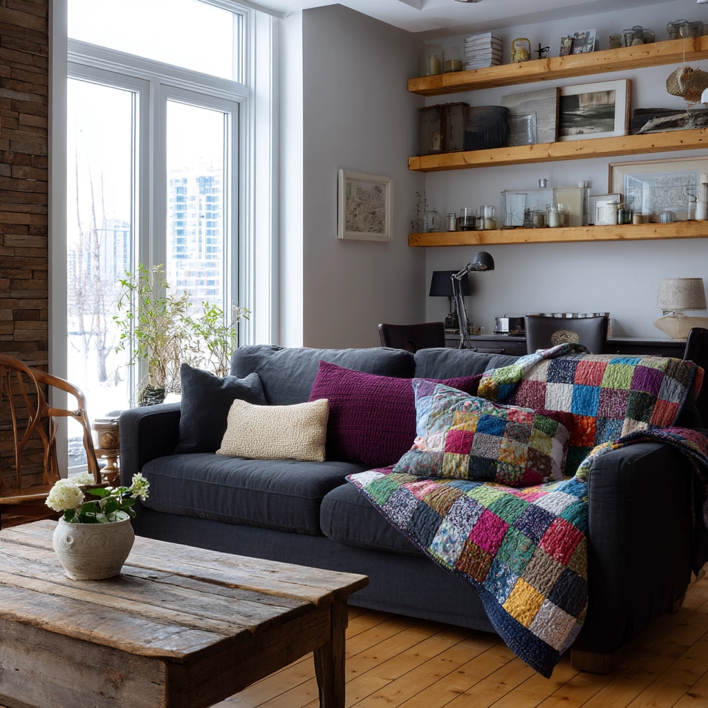 charcoal couch living room 51